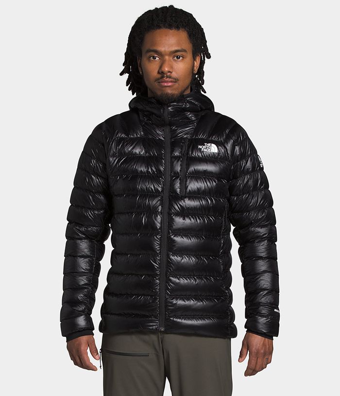 Casaca De Pluma The North Face Hombre Summit Sudadera Con Capucha Negras - Peru 04632QJTZ